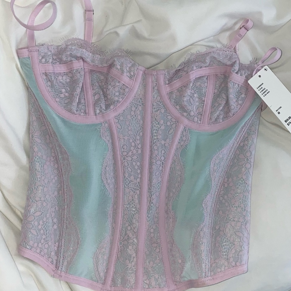 Urban outfitters modern love corset brand new color Sky